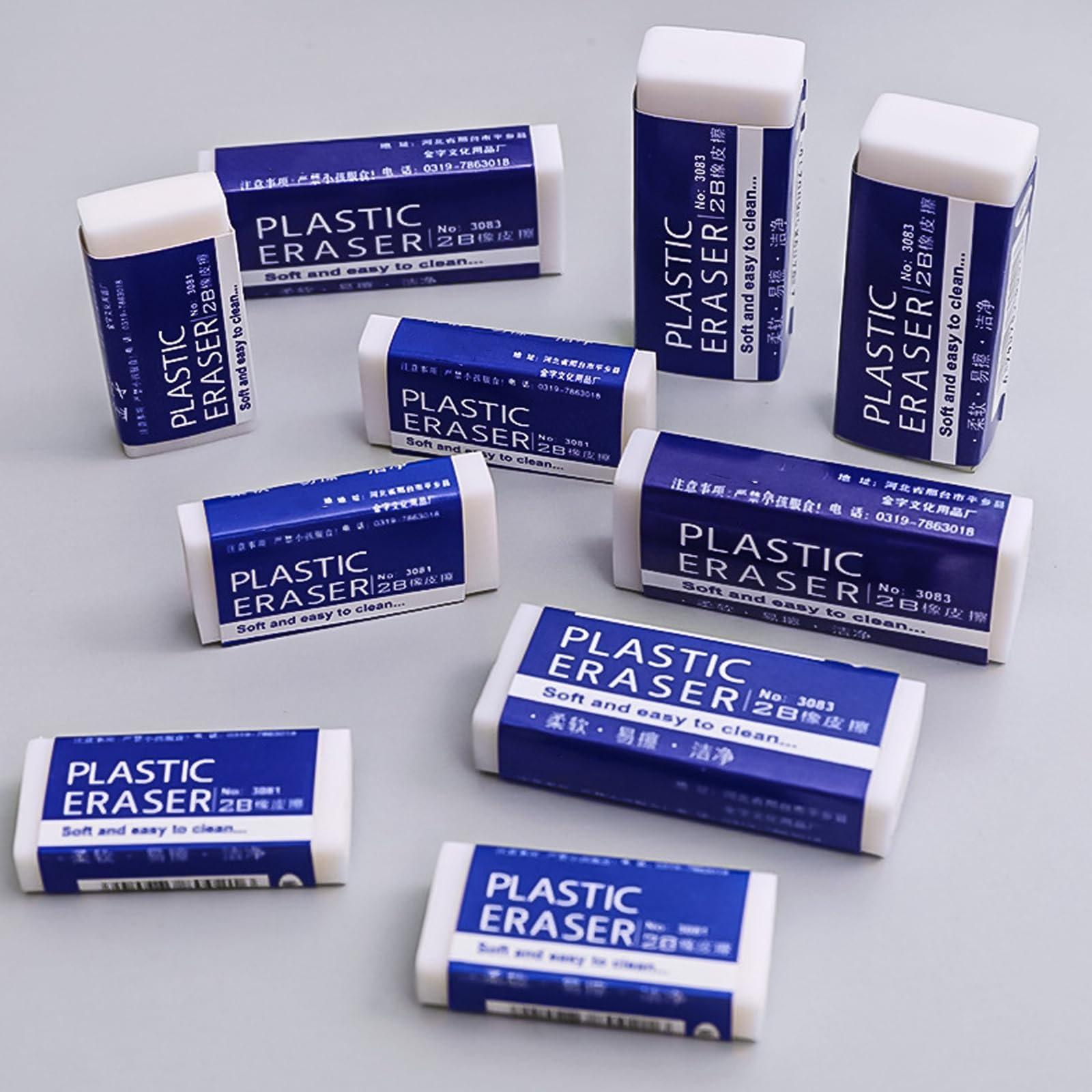 Set Gomme Da Cancellare Professionali 2B Da 8/48 In Gomma Grandi Dimensioni Per Disegnare Schizzi Forniture Ufficio Scolastiche Studenti Professionale
