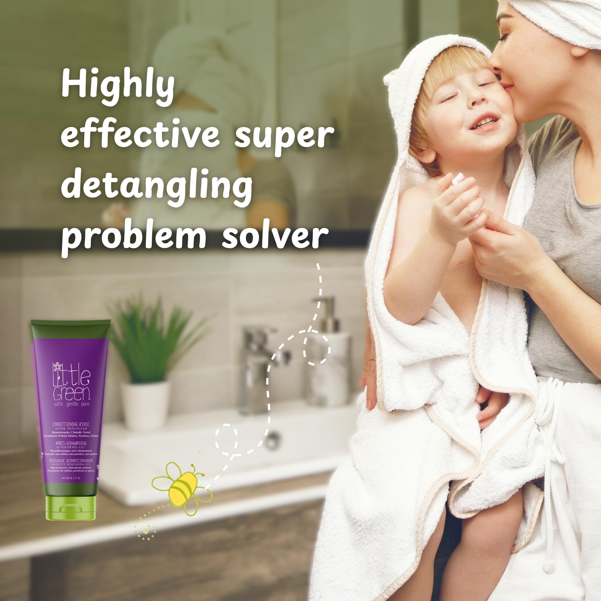 Little Green Kids Rinse après-shampoing 180 ml