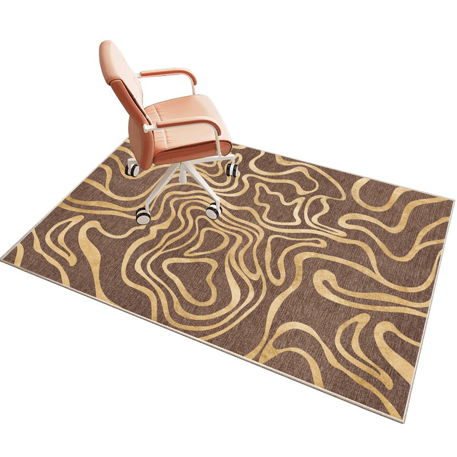 Office Gaming Chair Mat for Hard Floor, Computer Floor Mat for Carpet, Office Chair Carpet Protector Mat Carpeted Floor, Office Chair Rug Protector for Rolling Chair, Desk Chairmats 130 x 190 cm