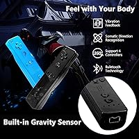 Vista 28 de Yosikr Controller for Wii, Remote Controller for Wii with Silicone Case and Wrist Strap Compatible for Wii/Wii U (2 Pack, White and White)