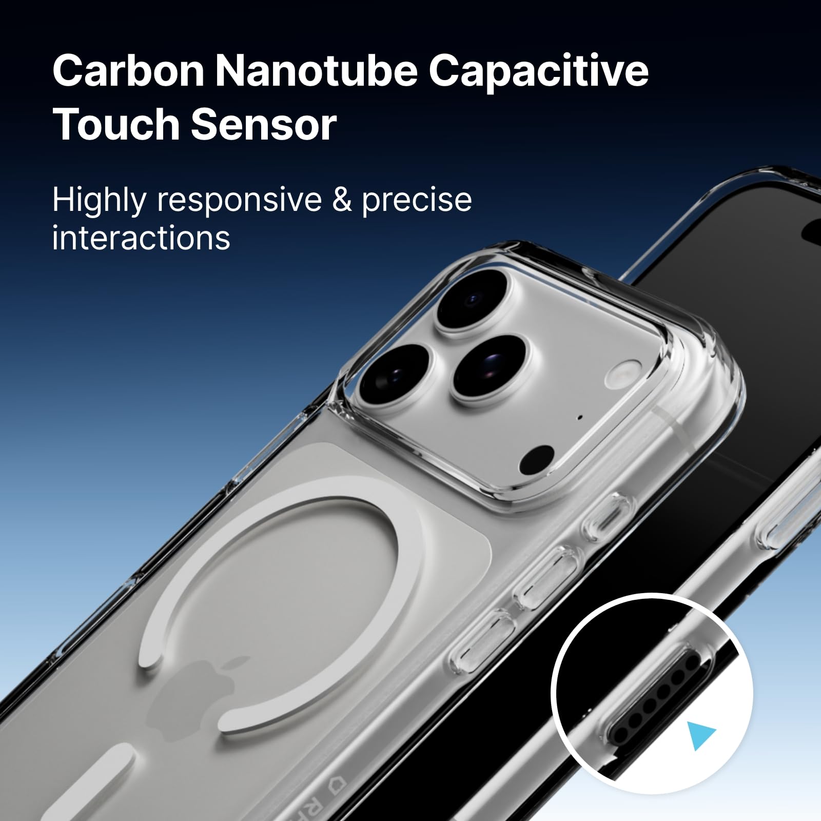 RHINOSHIELD Przezroczyste etui kompatybilne z MagSafe do iPhone'a 17 Pro Max, przezroczyste etui ochronne na telefon, doskonała siła magnetyczna, przekracza wojskowe standardy upadku, odporne na