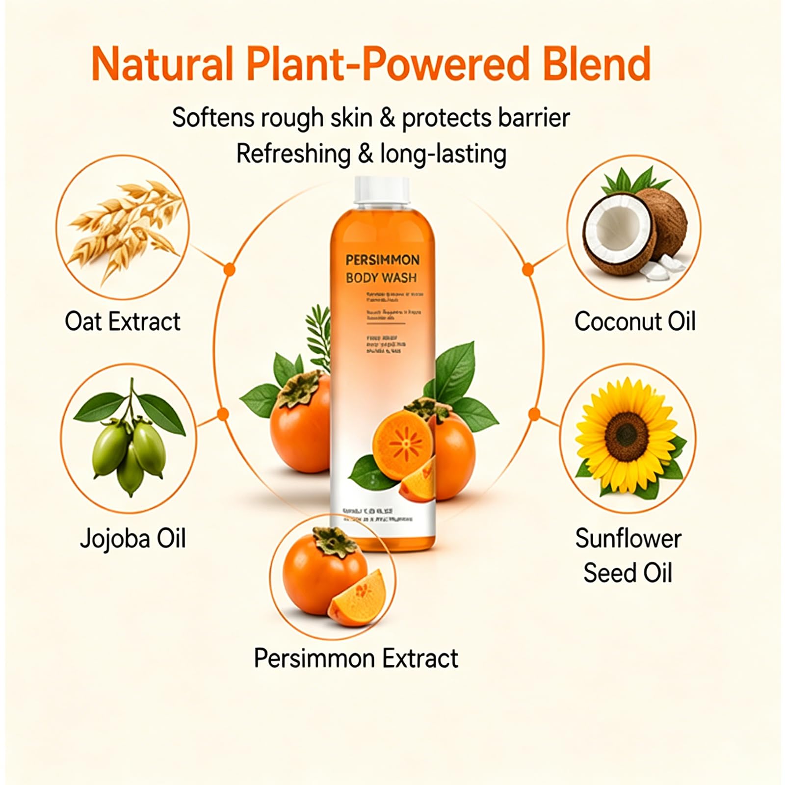 Shampoo al rosmarino, biotina con olio di rosmarino, allantoina e arginina, glicerina e aloe vera, per capelli più forti e pieni - Shampoo volumizzante nutriente per capelli secchi (4 pezzi)