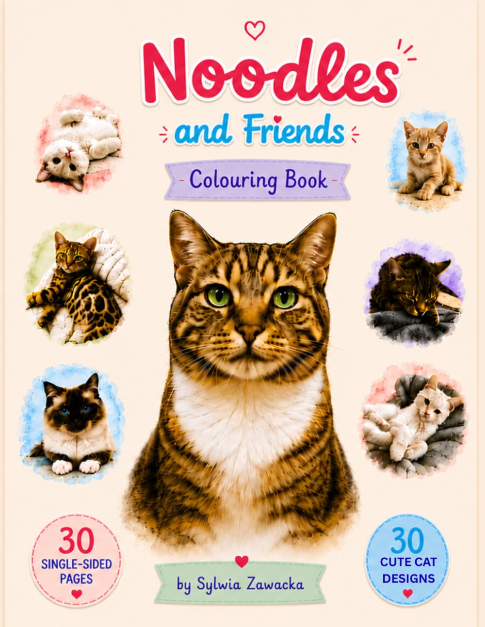 Noodles and Friends: Cute & Cosy Colouring Book