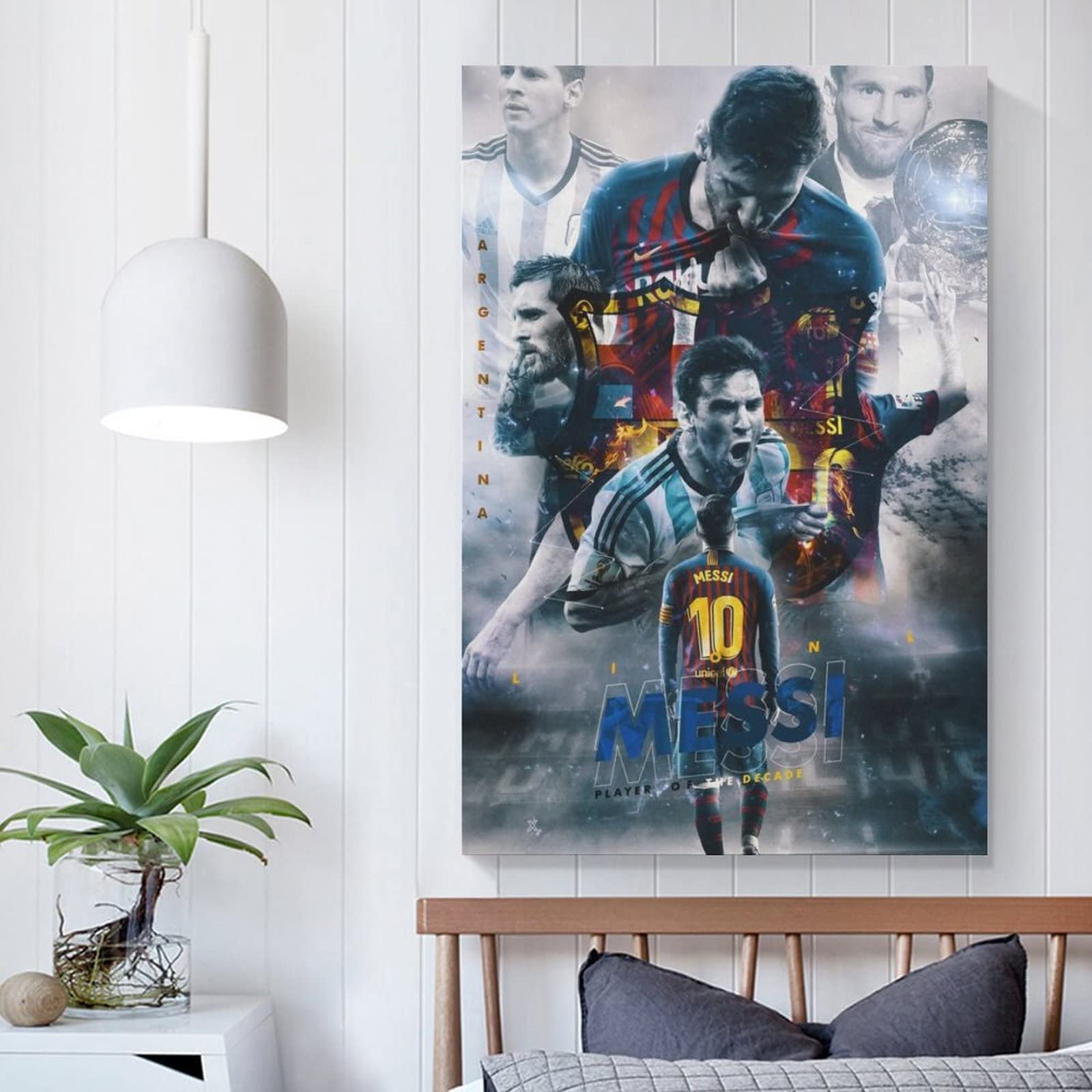 Affiche Lionel Messi FC Barcelone – 20x30 – Poster Déco Chambre Ou Salon