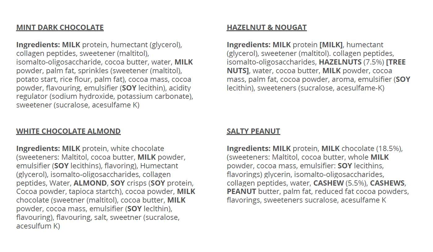 Barebells Protein Bars Variety Pack 14 x 55g 2 of Each Flavour High