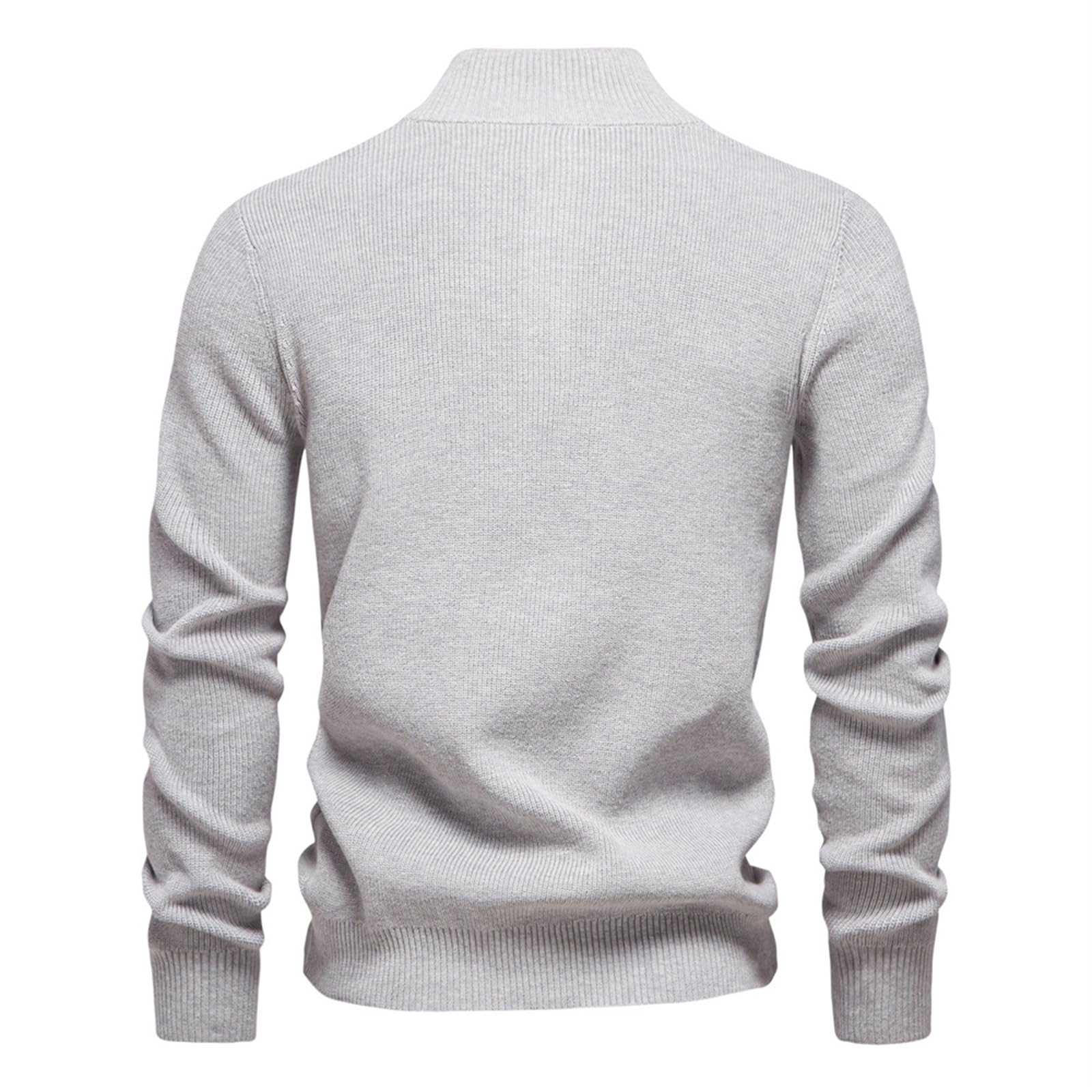 Męskie bluzy z polaru z zamkiem błyskawicznym na co dzień z długim rękawem jesień zima ciepła bluza, Błękit jeziora, M