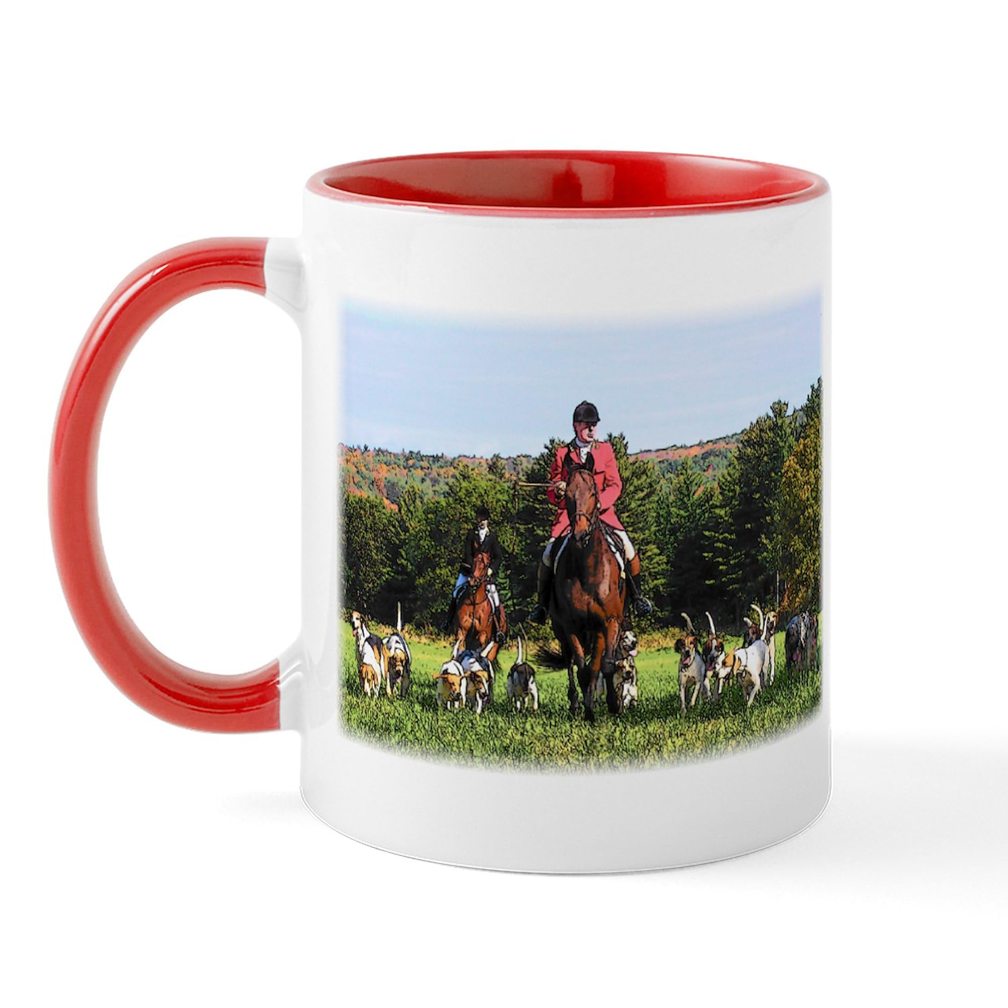 CafePress Fox Hunt Mug 11 oz (325 ml) Ceramic Coffee Mug