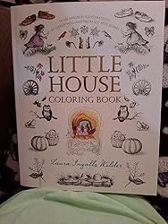 Little House Coloring Book: Coloring Book for Adults and Kids to Share ...