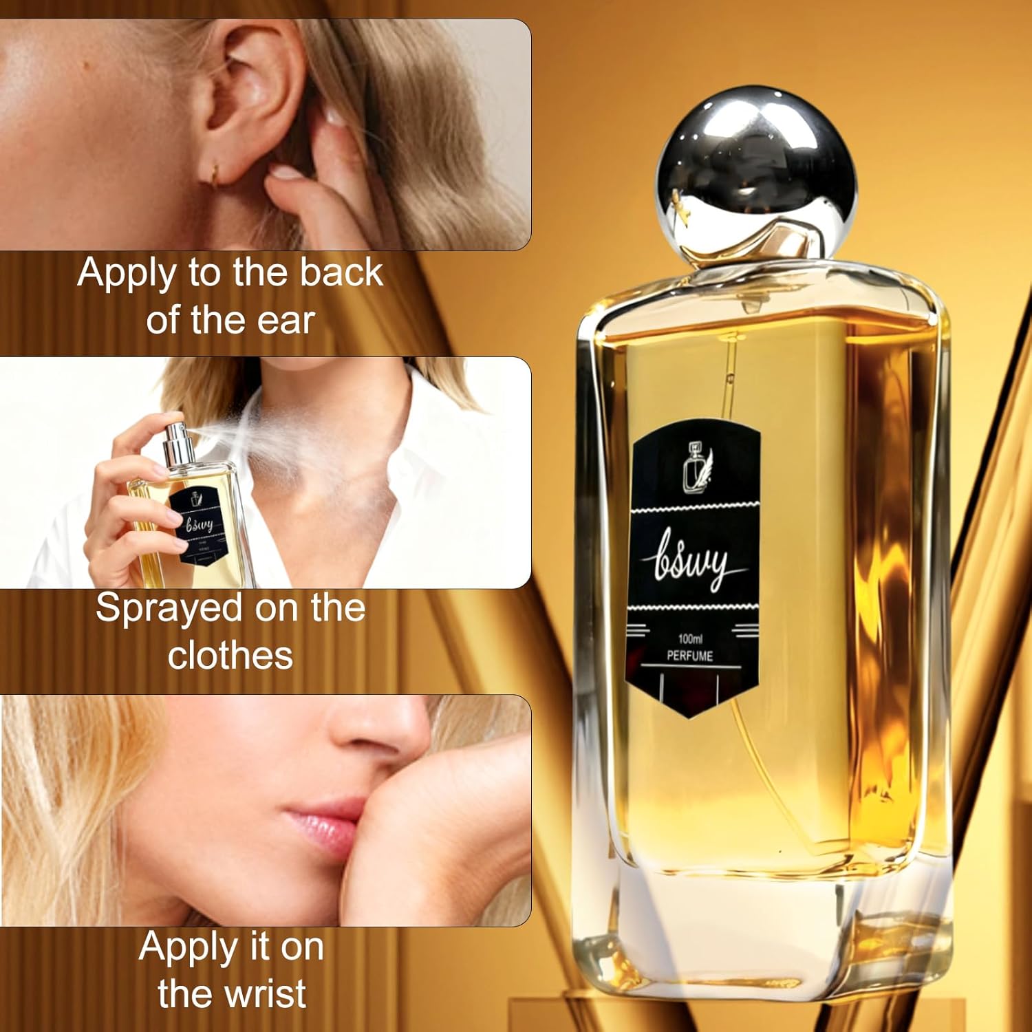 Perfume for Men - Eau De Parfum Long Lasting - Woody - Work & Night. Aromatic Scent - Blended with Lemon, Tea-Leaf, Jasmine, Vanilla, and Musk100ml/3.4 oz - Image 4