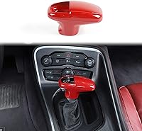 Vista 8 de Voodonala Para Challenger Charger ABS Perillas de palanca de cambios para Dodge Challenger Charger Accesorios 2018-2022 Durango Blue 3 piezas