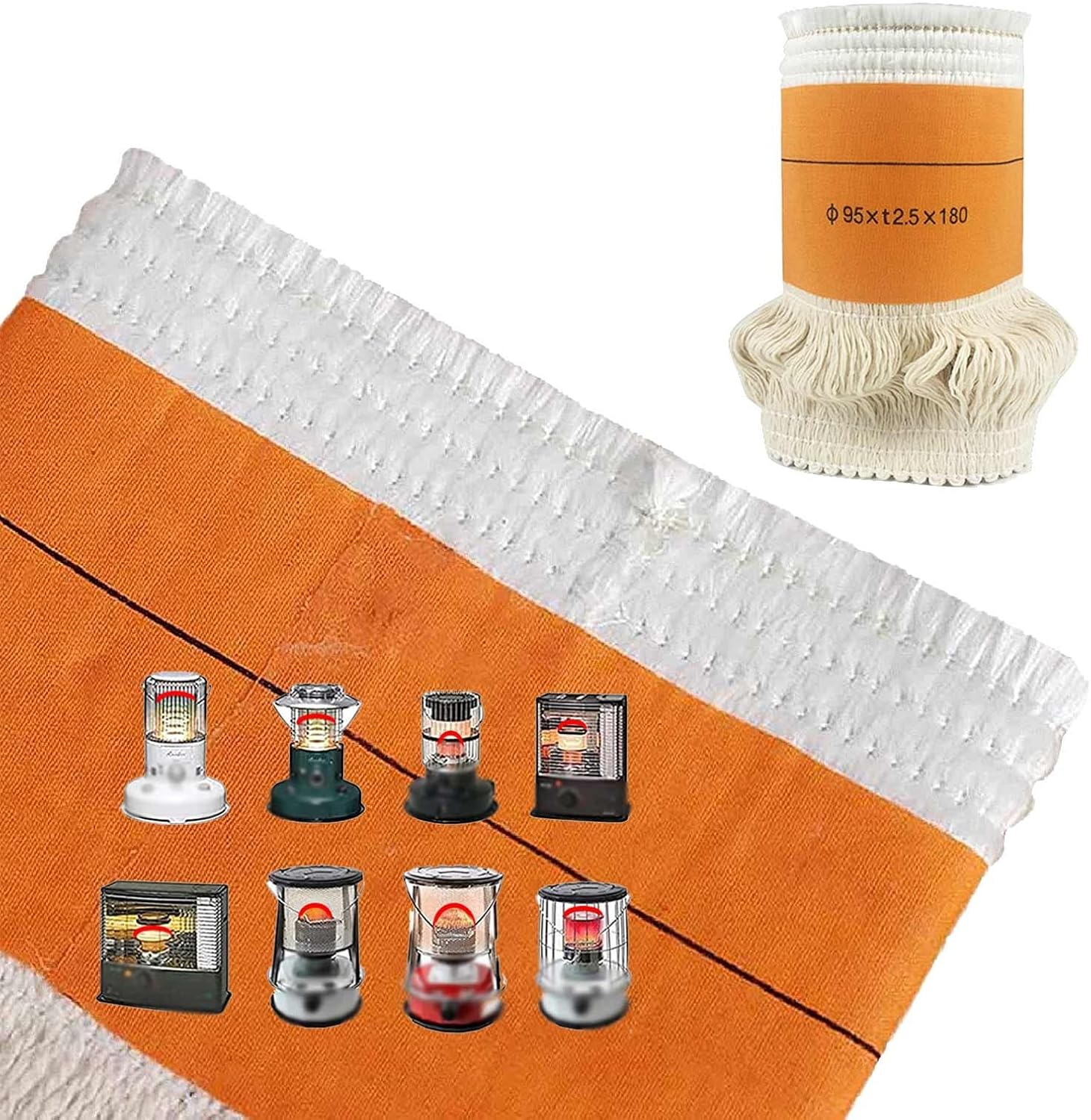 LUHAN 1/2/3/4/5/6/8/10 Pieces Wick Kerosene Stove Cotton