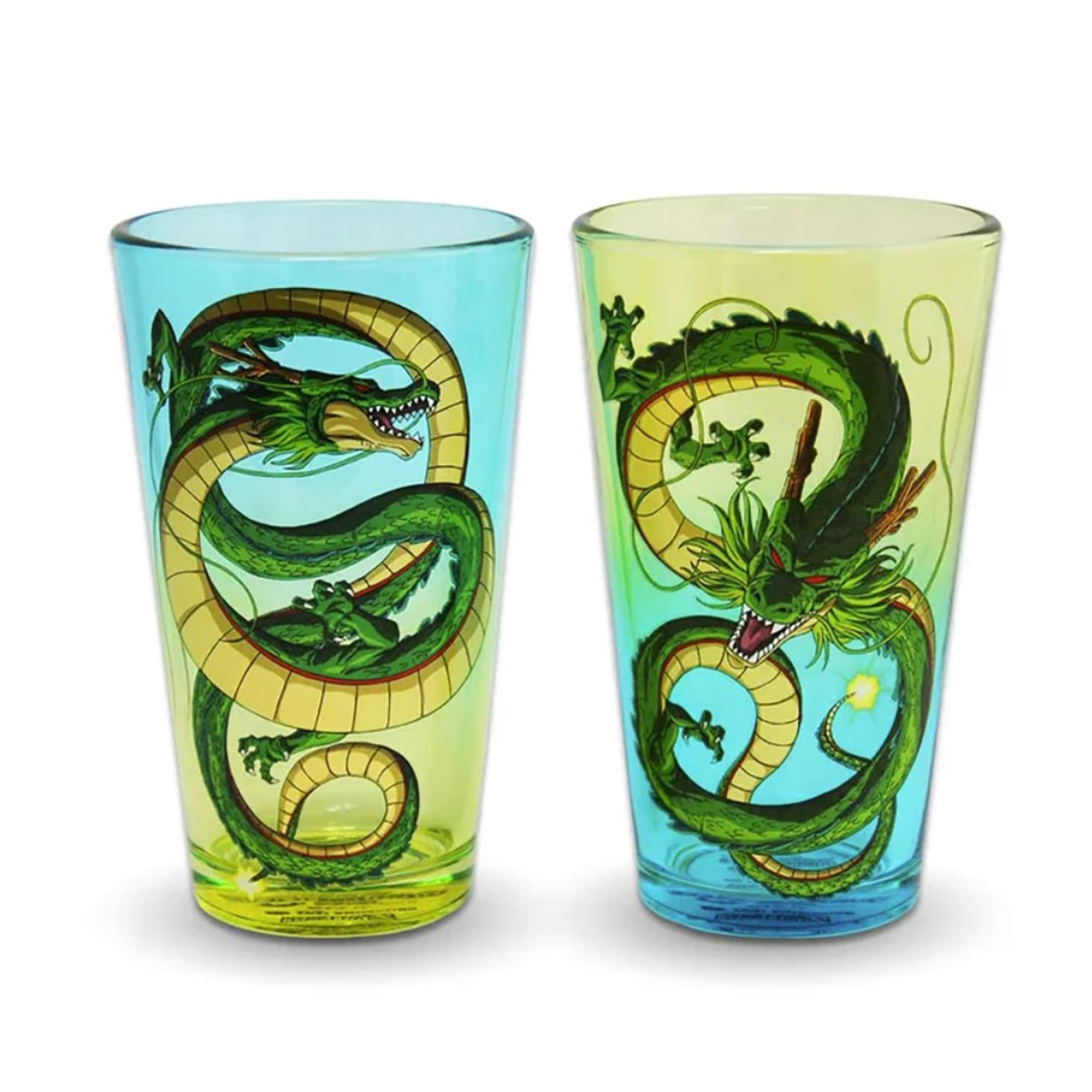Amazon.com | Dragon Ball Super Goku 2-Piece 16oz Pint Glass Set