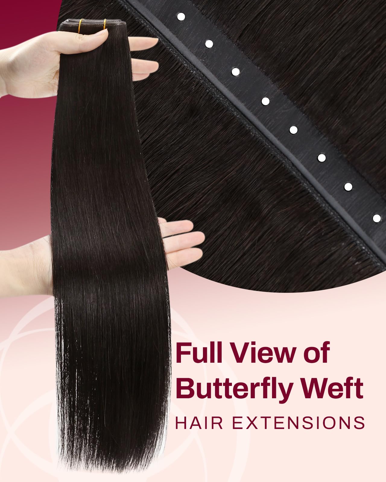 Moresoo Weft Hair Extensions Real Human Hair Medium Brown Highlighted Platinum Blonde Sew in Human Hair Extensions Brown to Blonde Full Head Remy Straight 18 Inch 100g/Pack #P6/60 — view 124