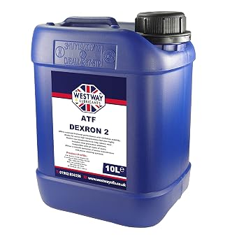ATF Dexron 2 سائل توجيه الطاقة / سائل ناقل الحركة الأوتوماتيكي DII 10 لتر - صنع في المملكة المتحدة