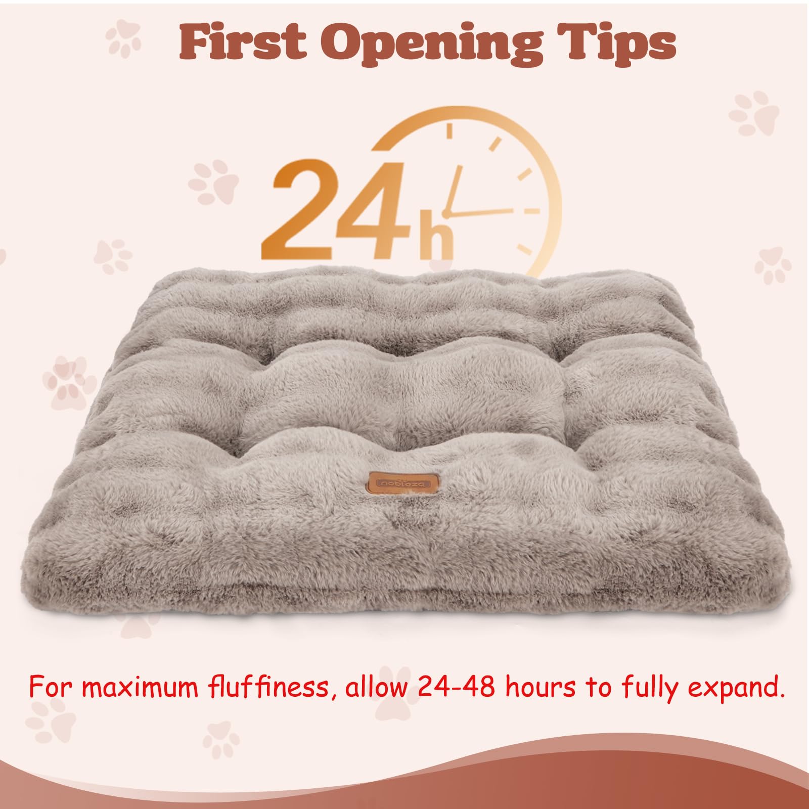 Nobleza Cat Bed Mat, Fluffy Bubble Fleece Cat Beds for Indoor Cats Kittens Warm Kitten Cushion, Soft Plush Pet Cushion - Image 4