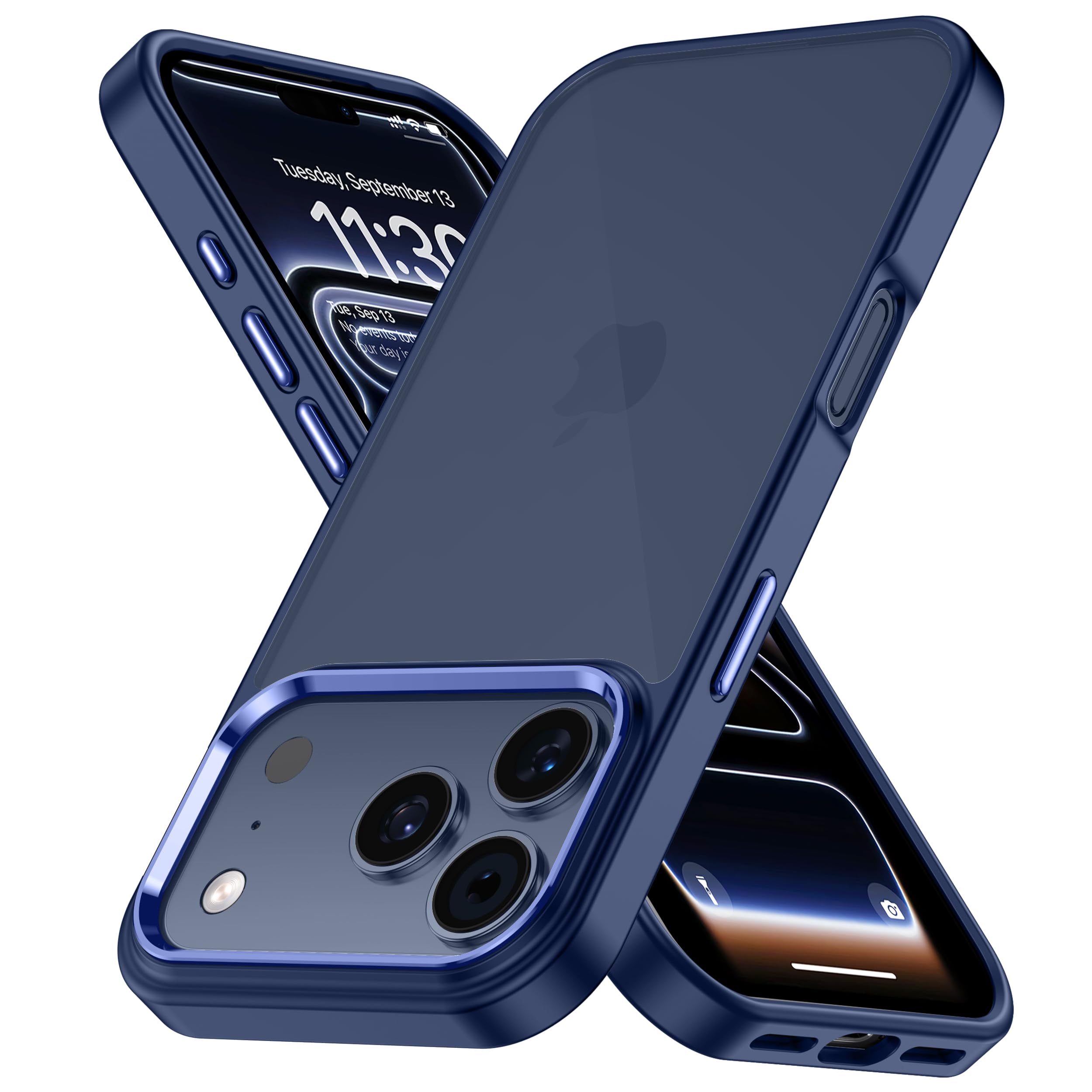 睦美　SKYLRK iPhone 17 Pro ケース ブルー Amazon | iPhone 17 Pro 用 ケース ブルー アイフォン17 プロ用