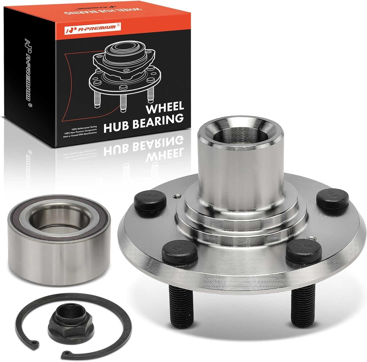 A-Premium Front Wheel Bearing and Wheel Hub Kit with 5-Lug Compatible with Honda Odyssey 2005 2006 2007 2008 2009 2010