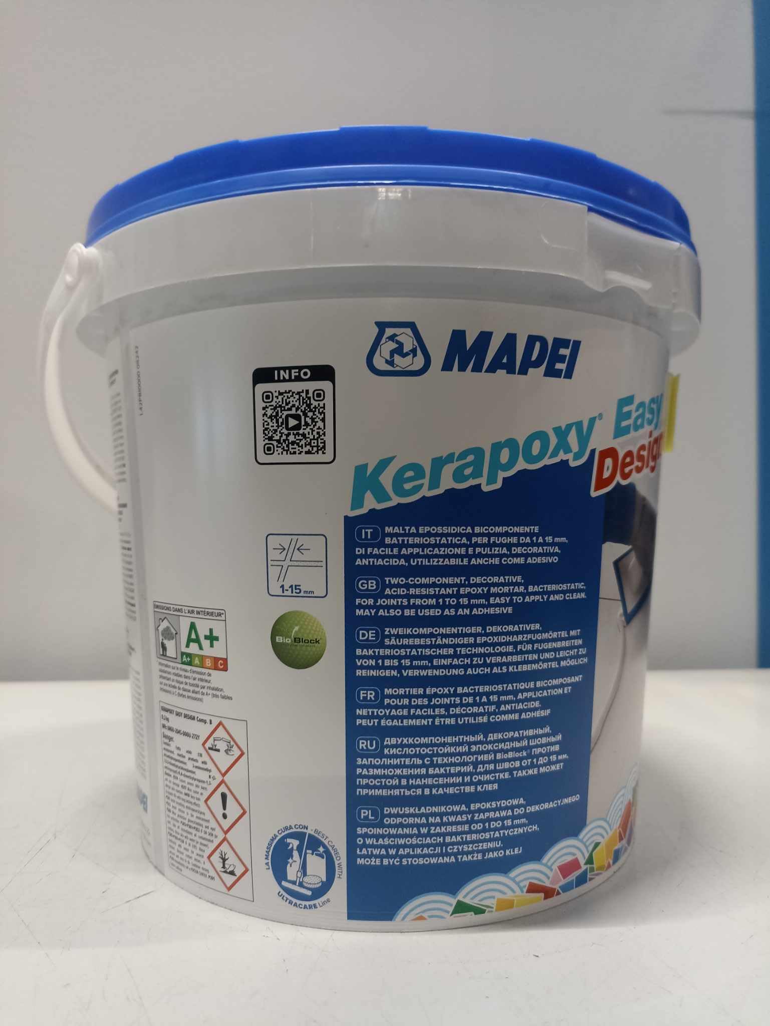 MAPEI Kerapoxy Easy Design 130 JASMINE 3 kg - Coulis époxy décoratif résistant aux acides et à deux composants