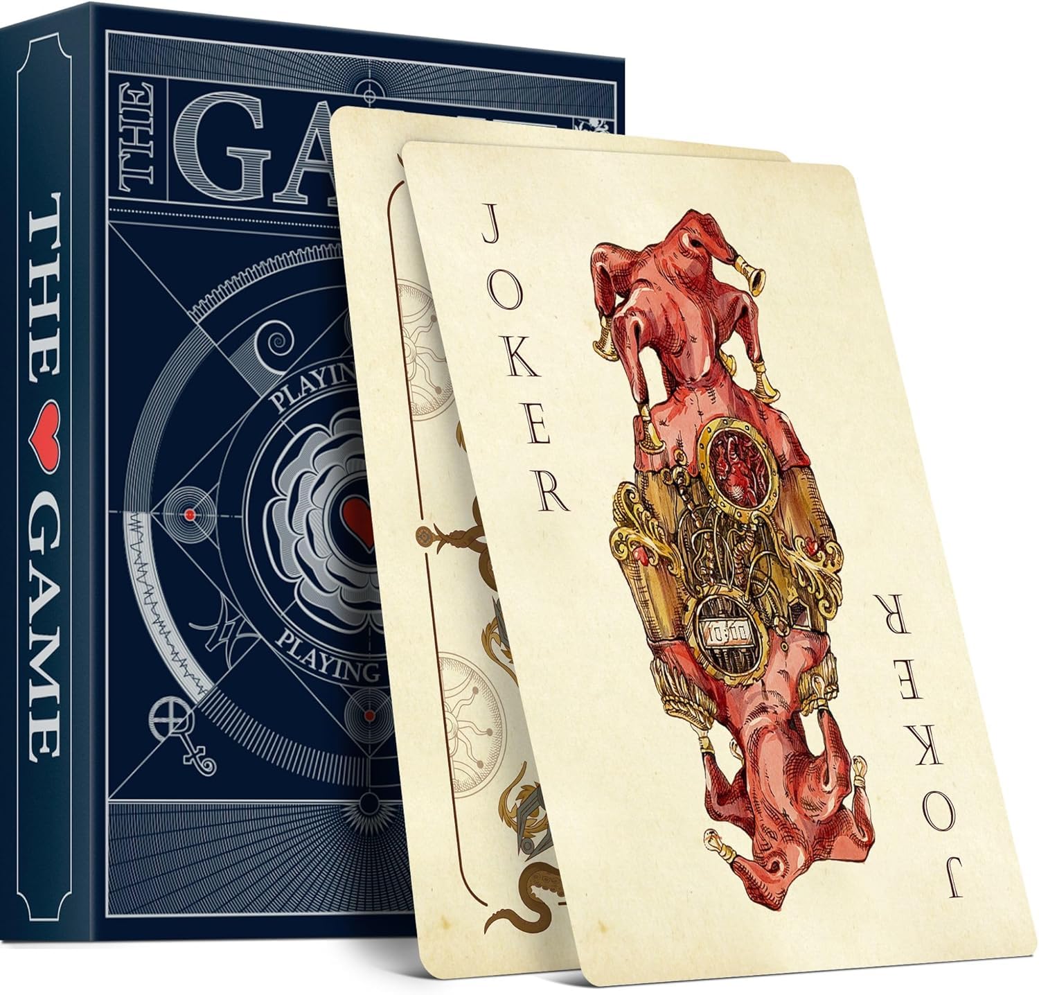 Hungry Minds The Game Baraja de Póker Profesional de 54 Cartas