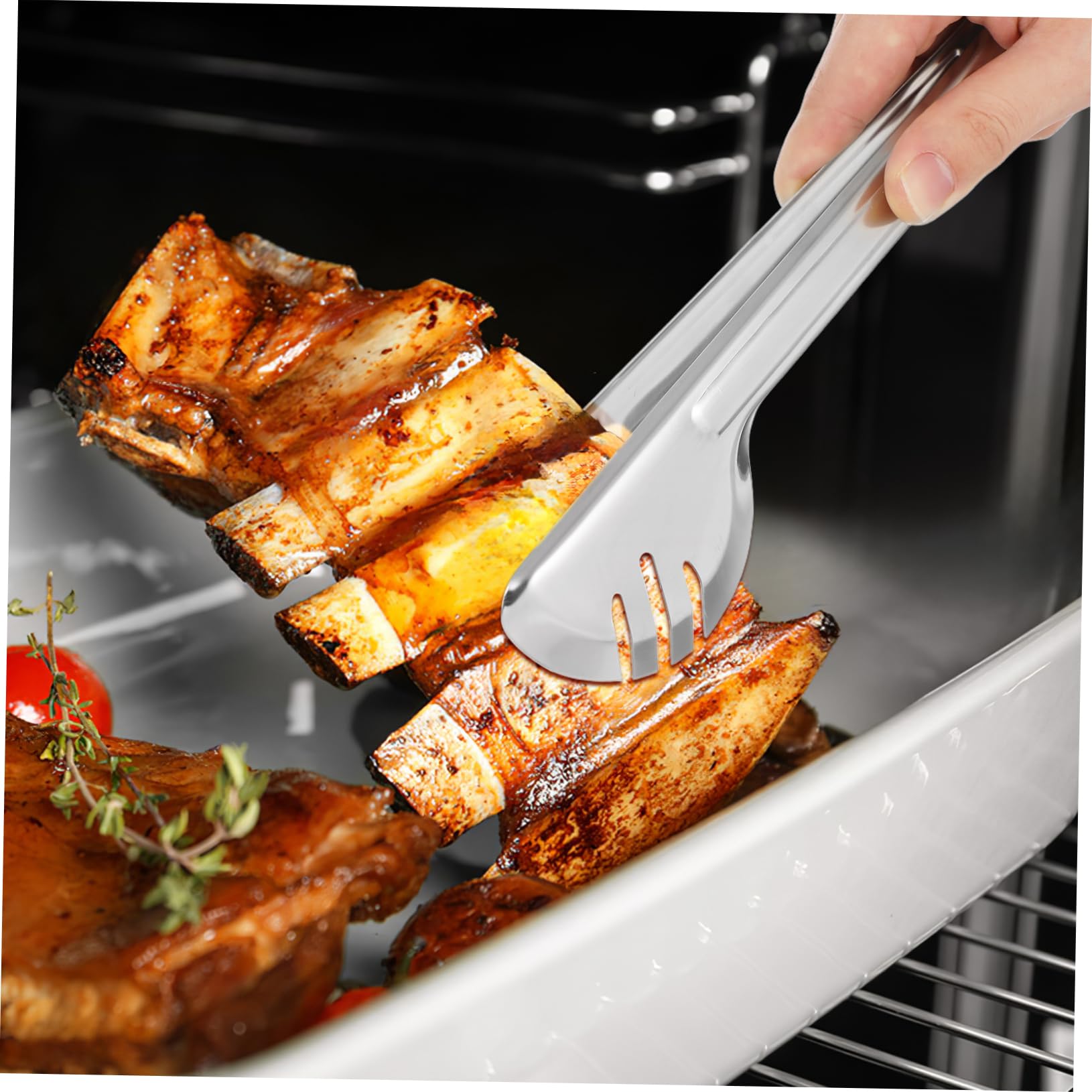 Cabilock Cuillère De Service Pinces Et Fourchettes Inox Pour Cuisine Et Buffet Ustensiles Pour Servir Nourriture à Table Et Service