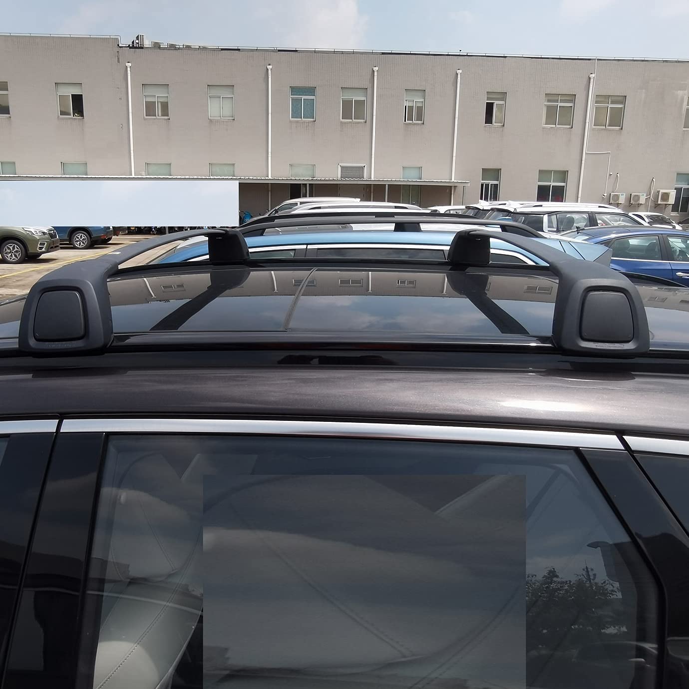 SAREMAS Mute Luggage Racks for KIA Sorento (excluding X-line) 2021 2022 2023 2024 Roof Rack Cross Bars Rail Cargo Carrier Lockable (fit The car with Side Rail)