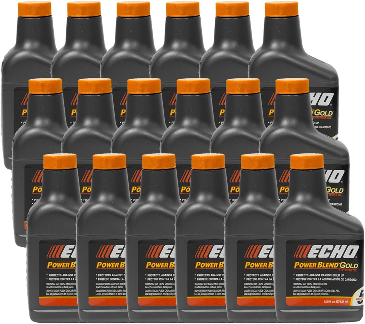 ECHO 24PK Oil 12.8 oz Bottles 2 Cycle Mix for 5 Gallon - Power Blend 6450005