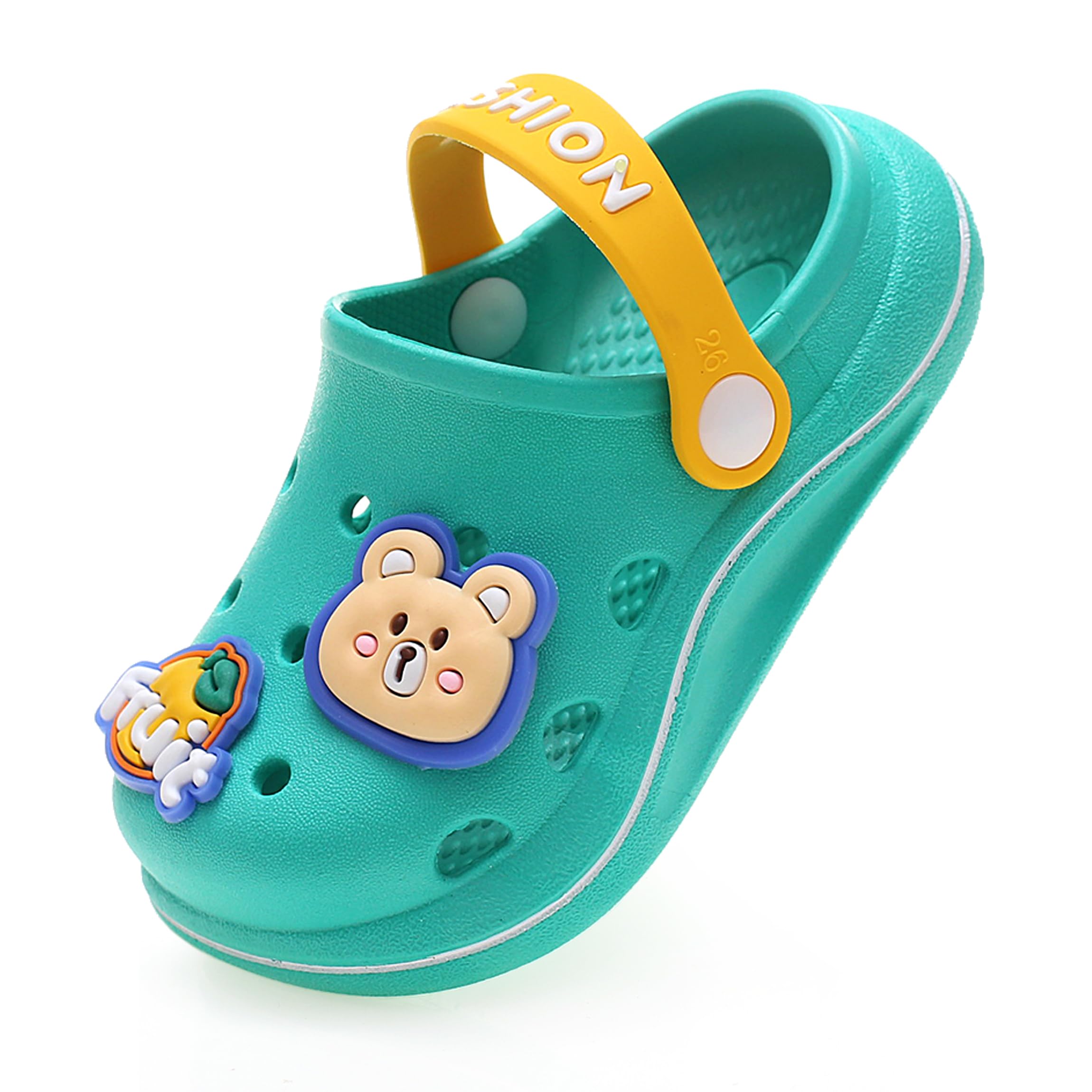 ZYLDK Zuecos para Niños Zuecos Unisex Niños Sandalias de Playa Antideslizante Respirable Piscina Jardín Zapatos Abierta de Verano Chanclas Sandalias Ligeras