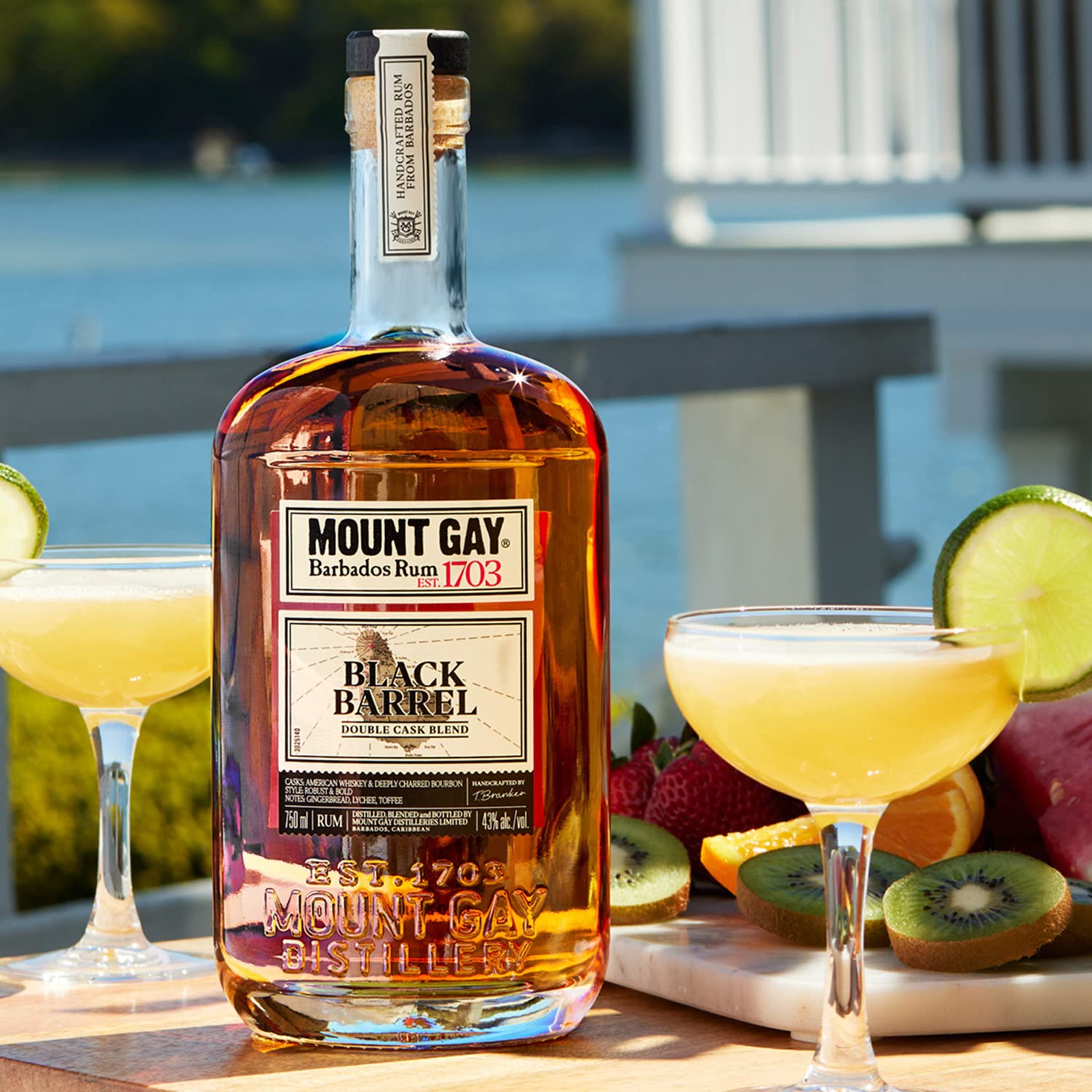 MOUNT GAY - Ron Gay Black Barrel 1703 Barbados, 43% Volumen de Alcoho, 70 cl