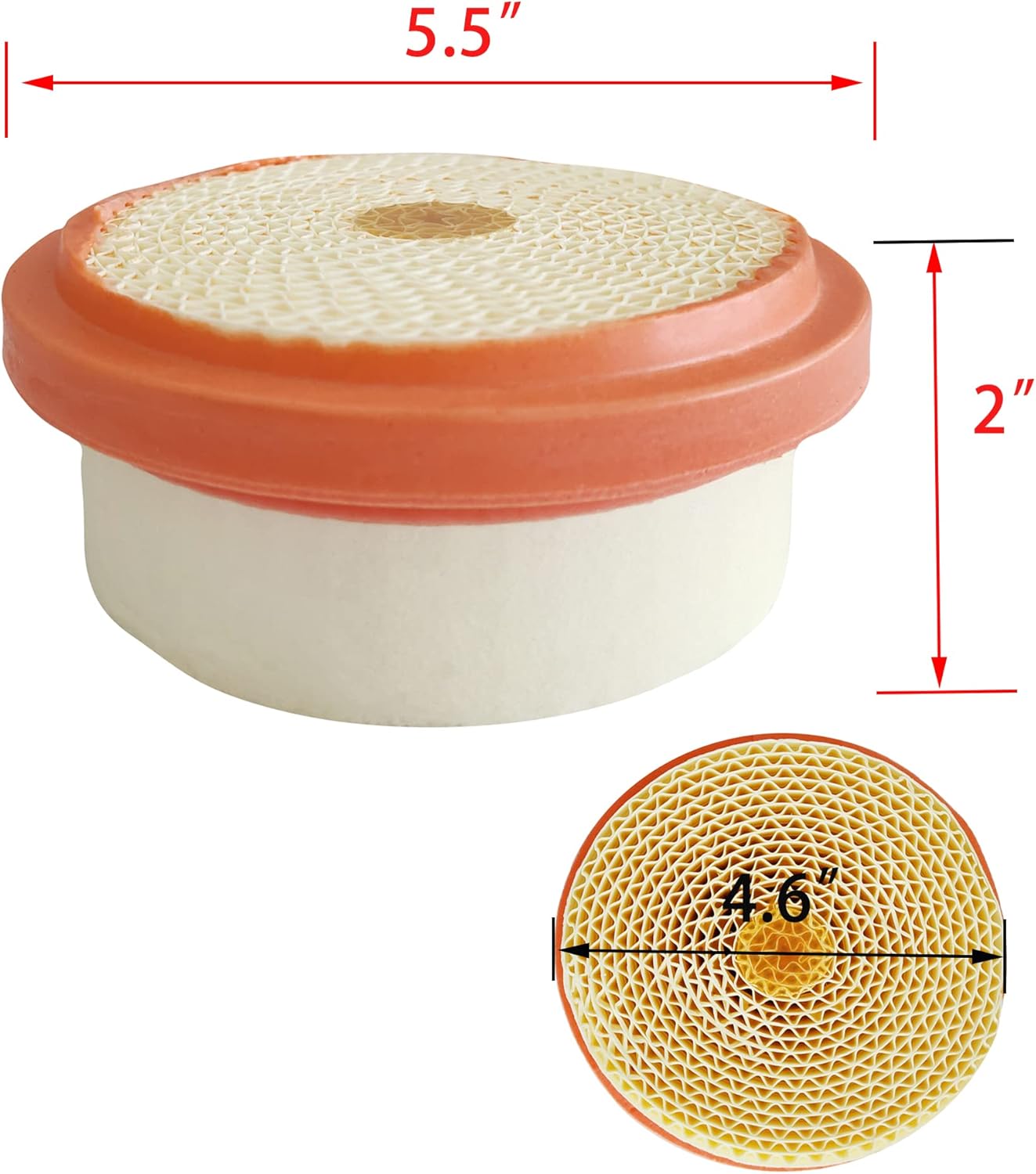 6.4212.0 Air Filter Element Replacement for Kaeser Air Compressor Excellent Engineering and Raw Materials Maintain Uniform Pressure Difference Not Easy to Collapse