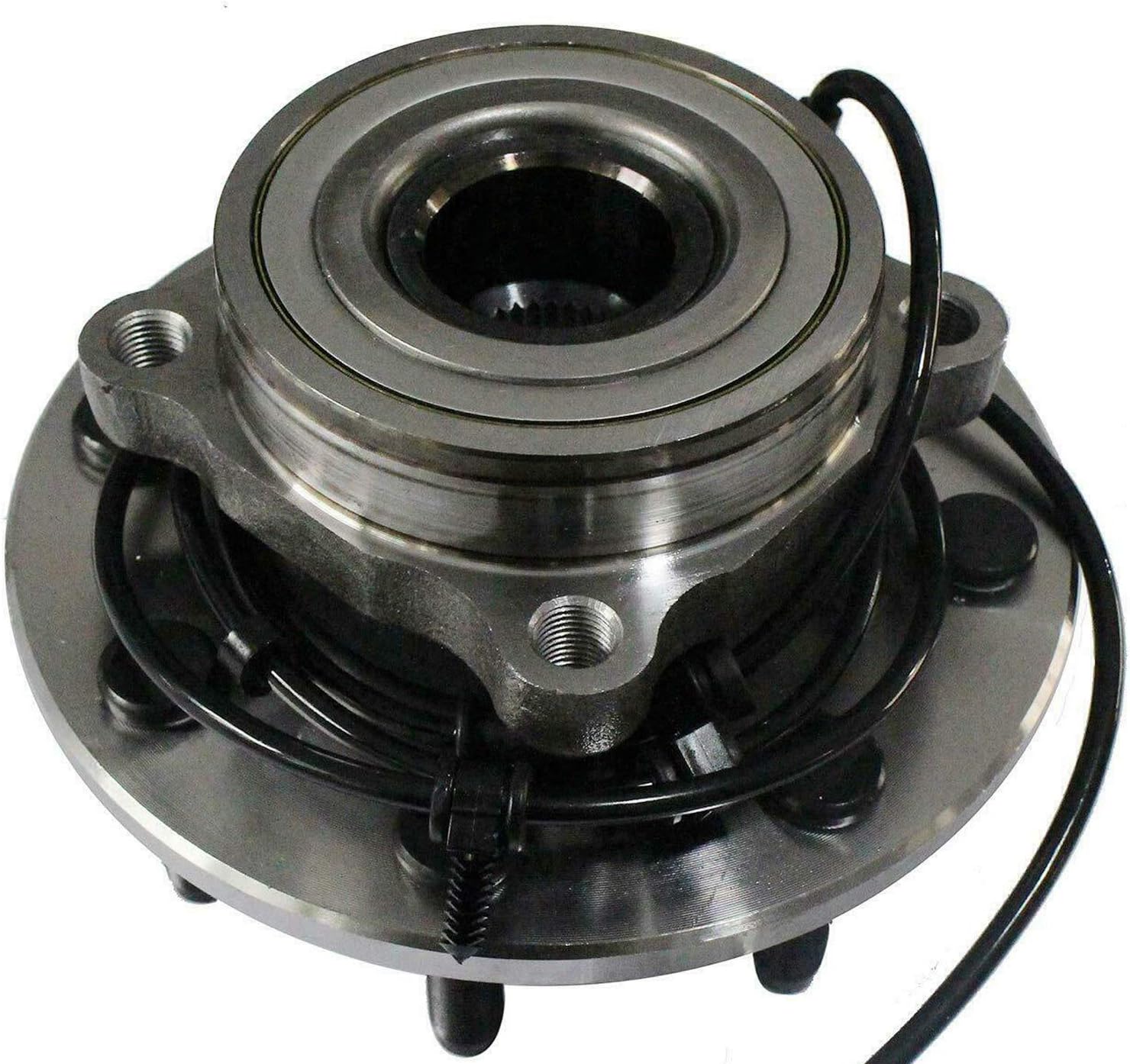 MotorbyMotor 515063 Front Wheel Hub Bearing Assembly 4WD with 4-Wheel ABS 8 Lugs Fits for 2000-2002 Dodge Ram 2500 3500 Wheel Hub Assembly-2pc