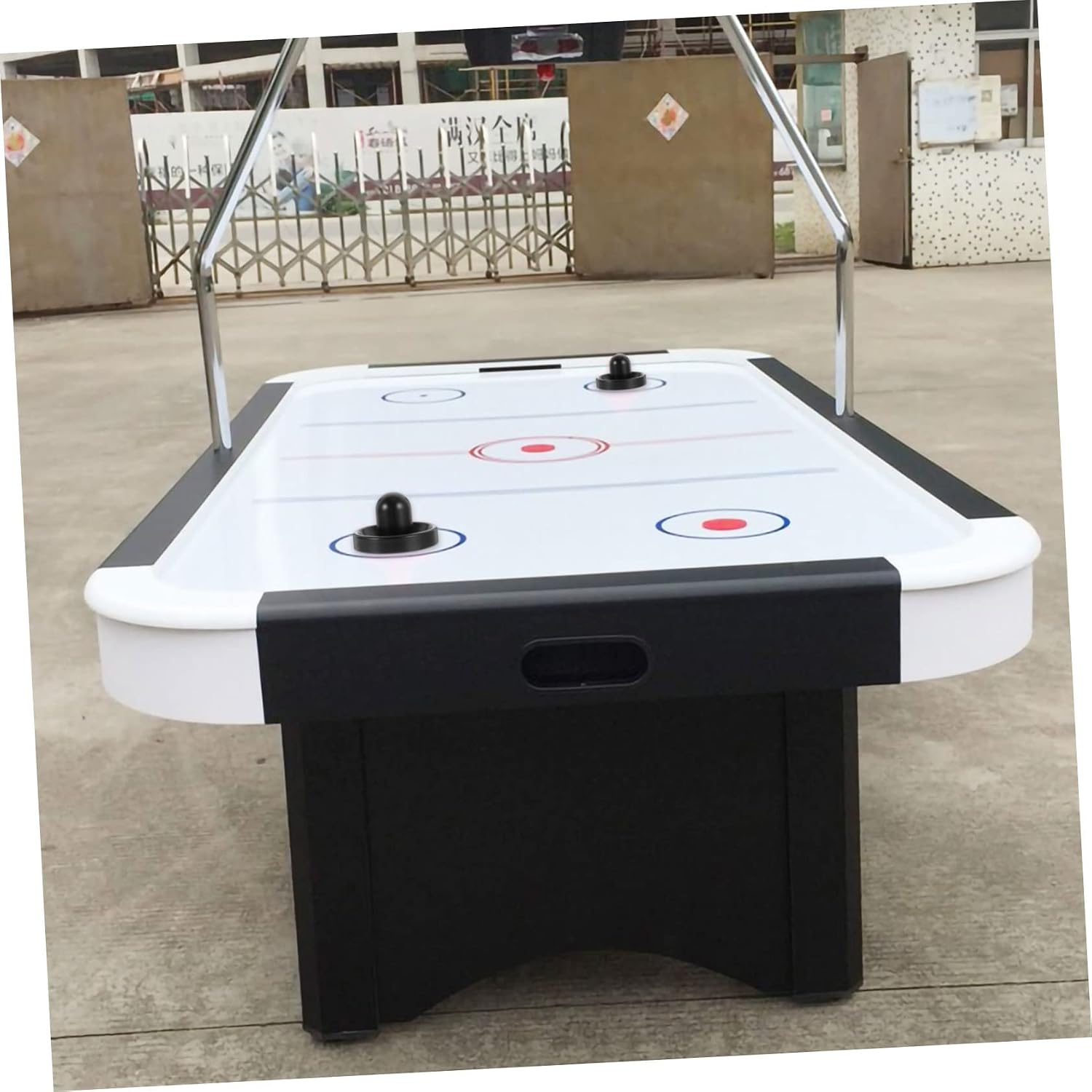 2sets Air Hockey Pucks Felt Cloths for Mini Ice Hockey Tables and Game Accessories