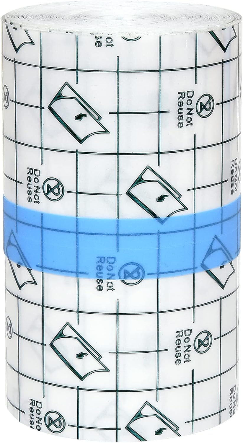 OBTANIM Transparent Waterproof Stretch Clear Adhesive Film Bandage Skin Dressing Tape for Tattoo Aftercare (4 x 394 Inch) - Image 8