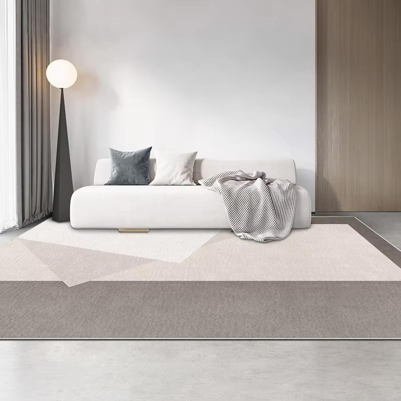 Tapis de salon lavable idéal pour un intérieur moderne et chaleureux