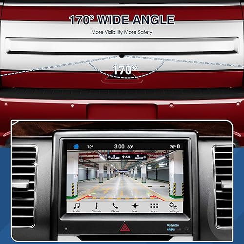 Miniatura 130 de Cámara de respaldo de visión trasera compatible con Ford Escape 2014 2015 2016, cámara de asistencia de respaldo de estacionamiento de seguridad