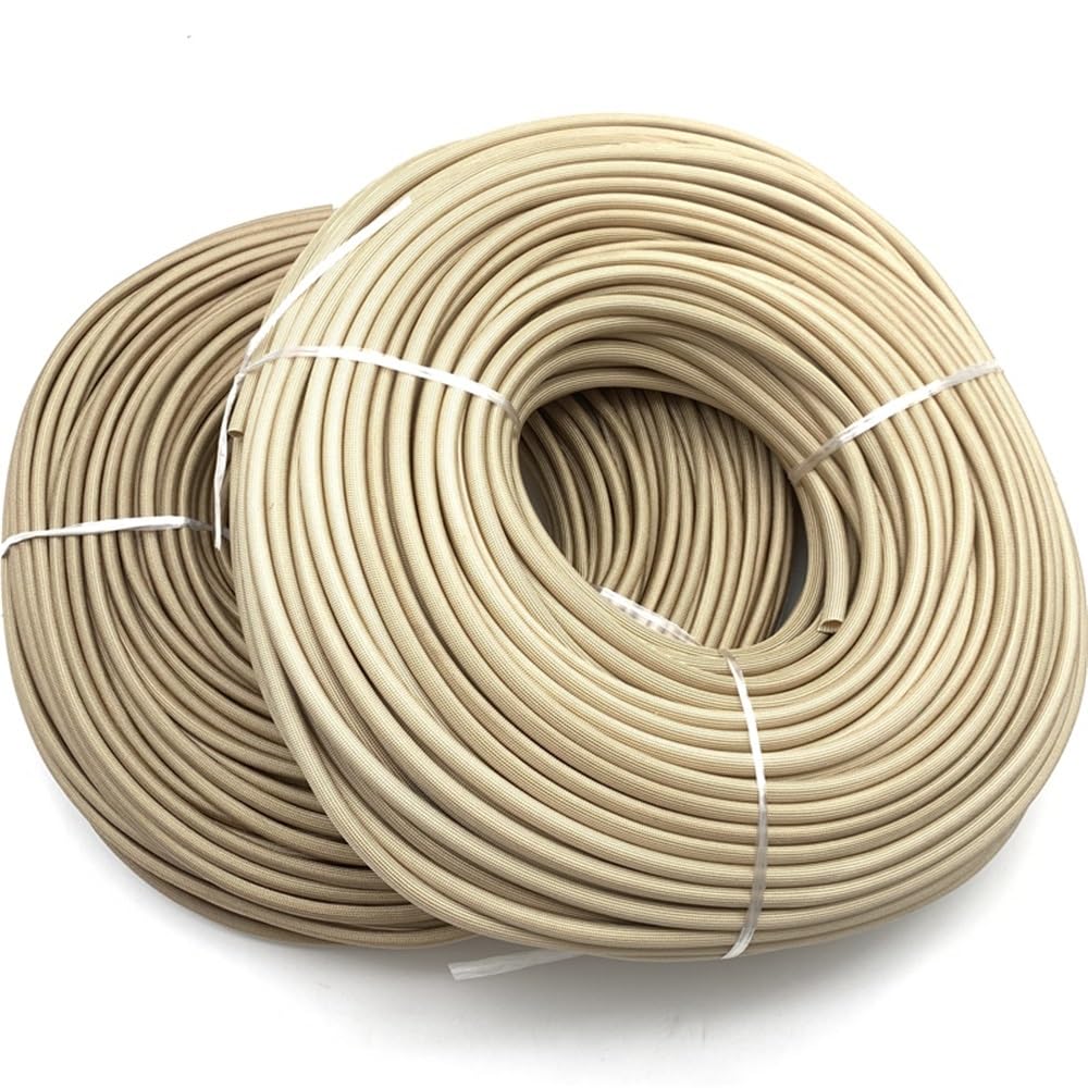 Manga Trenzada Tubo de Fibra Vidrio, diámetro 1 a 30 mm, Funda Cable, Alambre Suave, no alcalina Trenzada contra Electricidad, ud(10MMx10M)