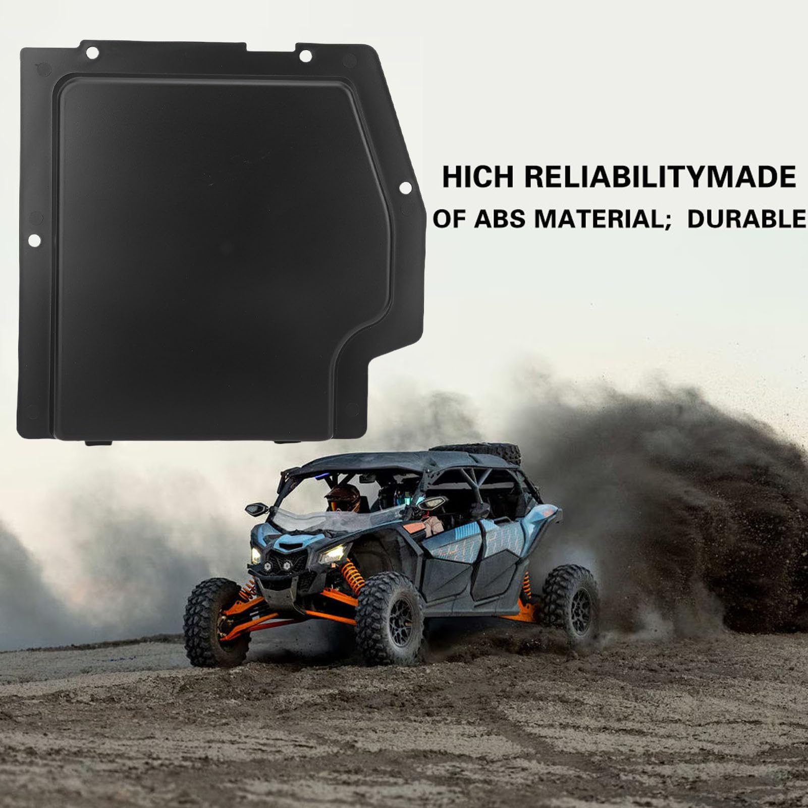Zamiennik Pokrywy Akumulatorów UTV dla Maverick X3 X3 2017-2025 ABS Plastikowy Osłona Osłony z Precyzyjnym Dopasowaniem łatwa Instalacja Bez Wiercenia