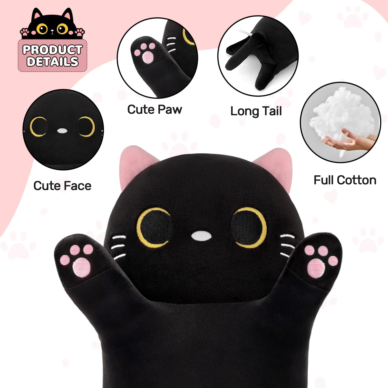 Manta eléctrica para gatos con apagado automático, almohadilla térmica USB para períodos, manta de calor para el cuello, la espalda, los hombros y el abdomen, regalos navideños para mujeres, niñas y
