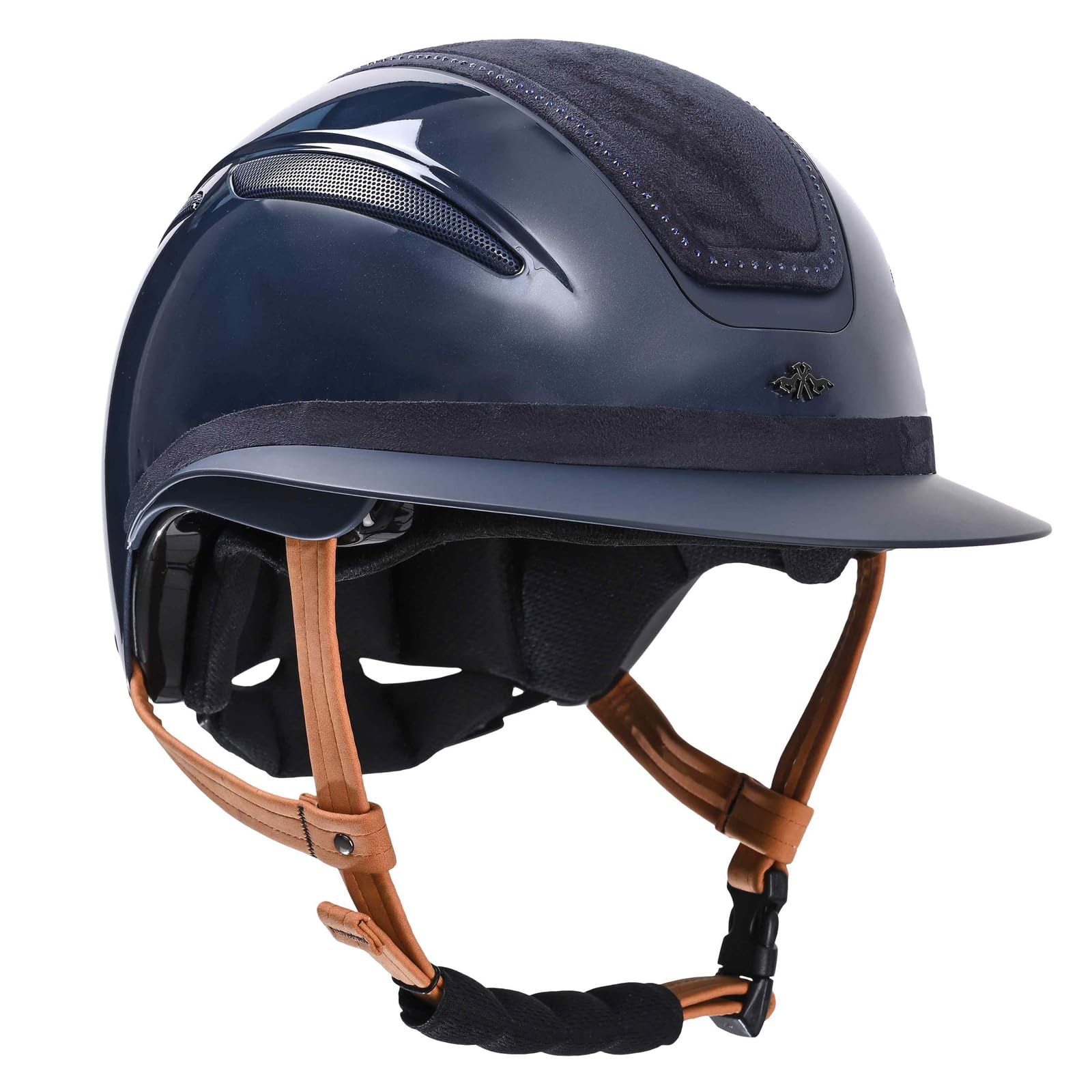 HV Polo kask jeździecki HVPMagnifica, M, Navy Glossy