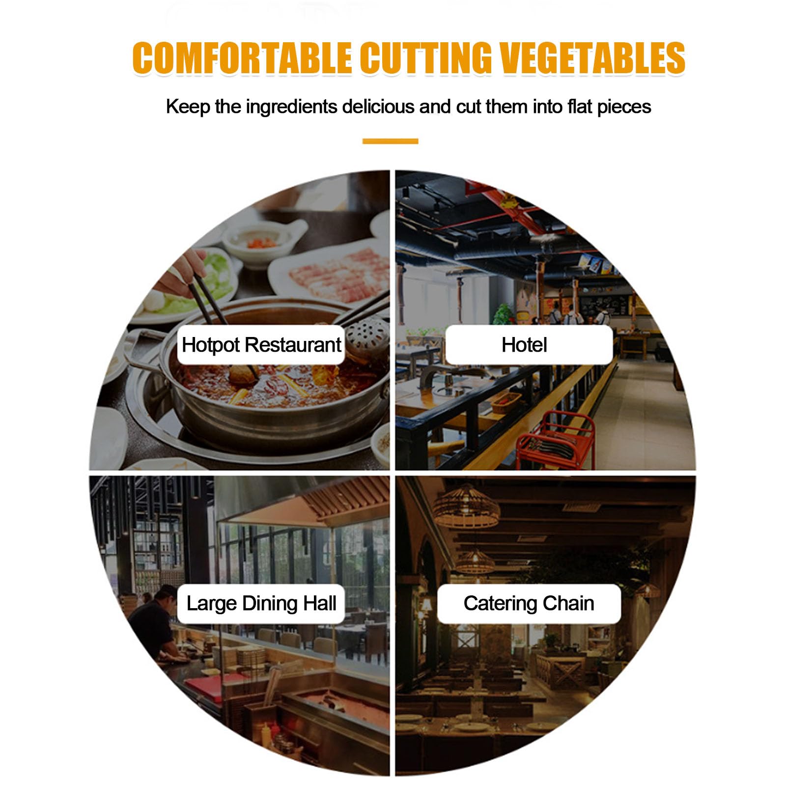 Cortador de frutas, cortador de limón/lima con hoja de acero inoxidable, 6 pétalos, divisor manual de verduras para bares, restaurantes, fiestas, cocina