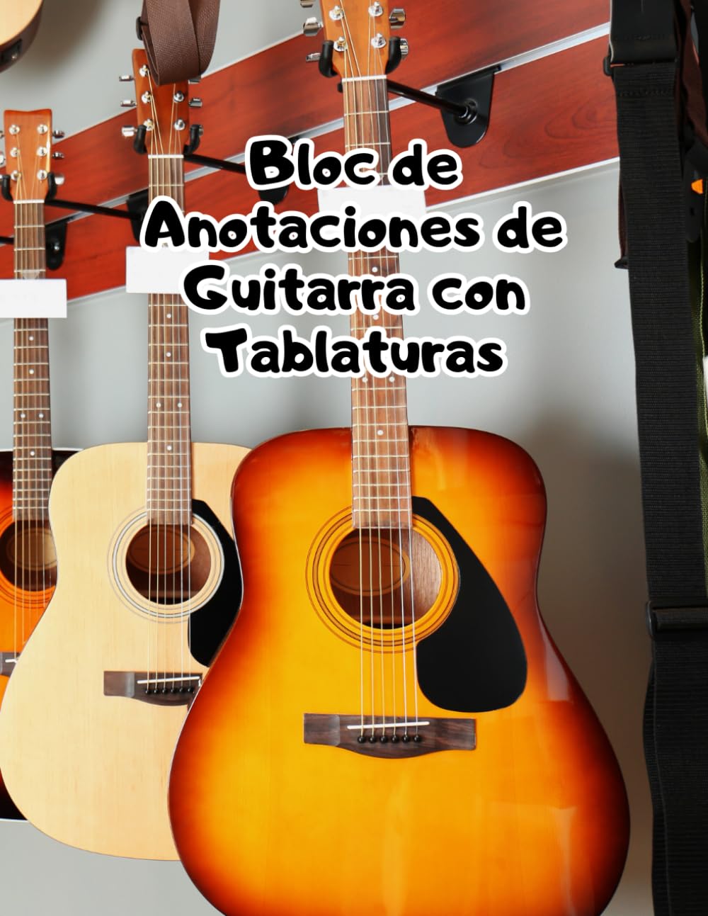 Carnet tablature guitare pour composer vos morceaux de musique n'importe où
