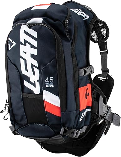 Vista 4 de Leatt Protector de Pecho Moto 4.5 Hydra Negro/Rojo