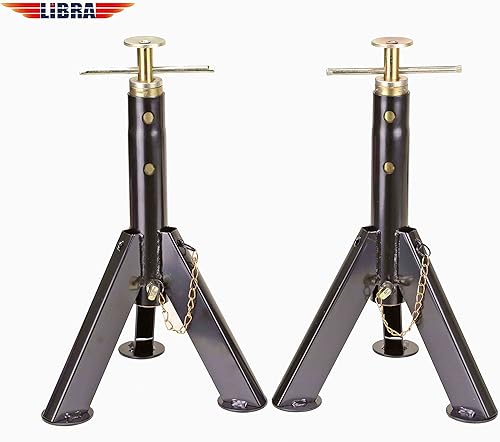 LIBRA Juego de 2 gatos estabilizadores telescópicos resistentes para autocaravana con diseño Stable-max