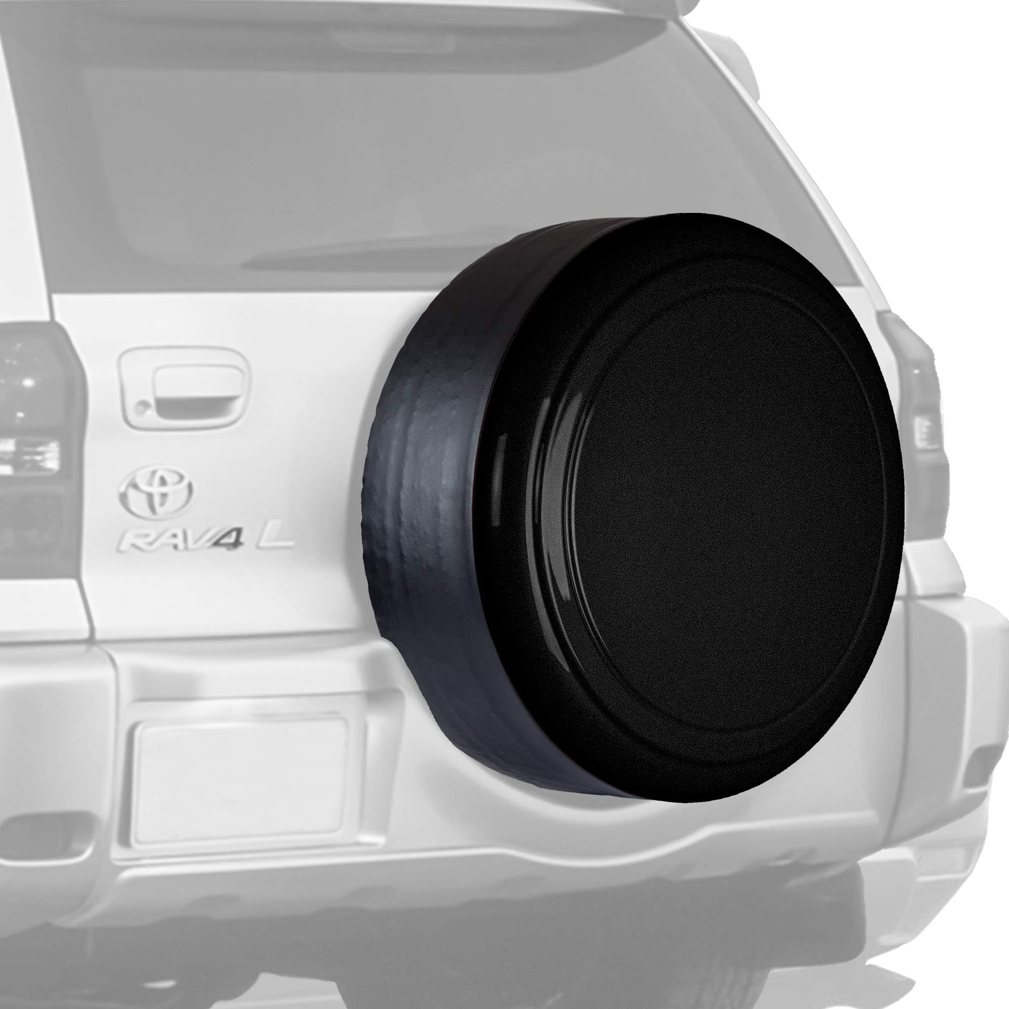 Boomerang USA 35" Black Rigid JL Tire Cover For Jeep Wrangler With Backup Camera