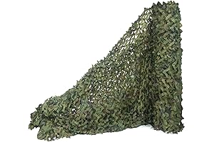 WINWAY Camouflage Tarp - Extra Large Military Camouflage Netting, Perfect for Hunting, Shooting, and Decorations