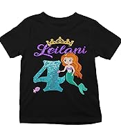 Vista 4 de Ariel - Ariel Birthday Shirt - Ariel Shirt - Ariel Party Supplies - Ariel Custom Shirt - The Little Mermaid Party Supplies - The Little Mermaid