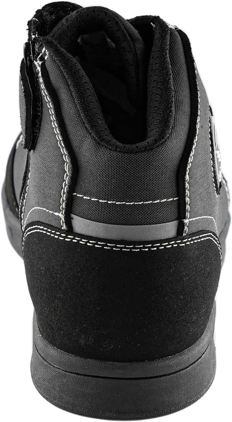 1Storm Men's Motorcycle Boots Rider Racing Black Hiking Trekking Outdoor Boots - Image 7