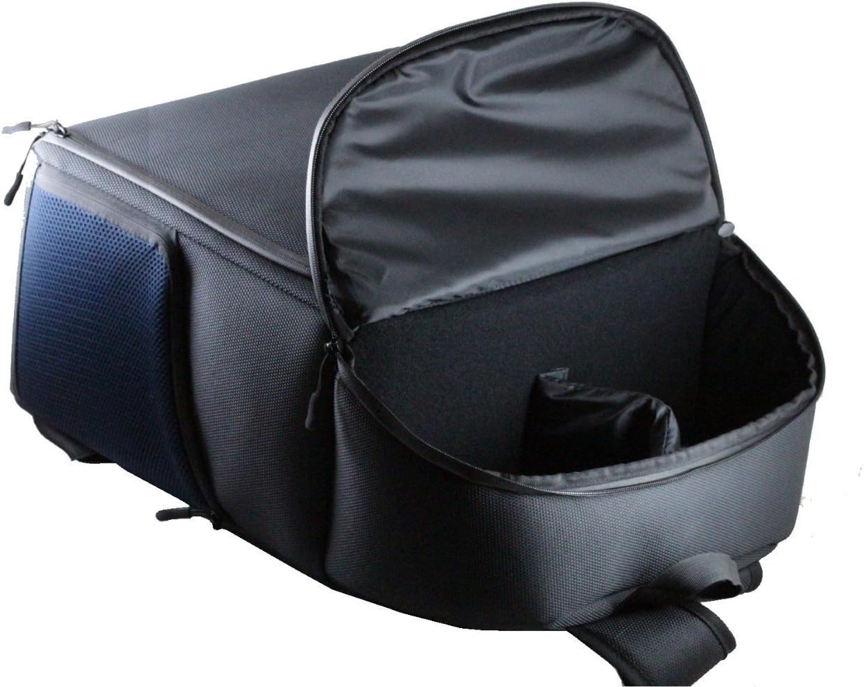 Navitech Rugged Black & Blue Backpack/Rucksack Compatible with The GoolRC T5G FPV Drone
