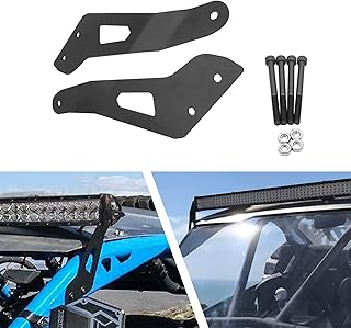 Light Bar Mount Bracket 50" Curved/Straight LED Light Bar Upper Roof Mount Compatible with 2017-2023 Can-am Maverick X3 & X3 Max DS RS MR Turbo R
