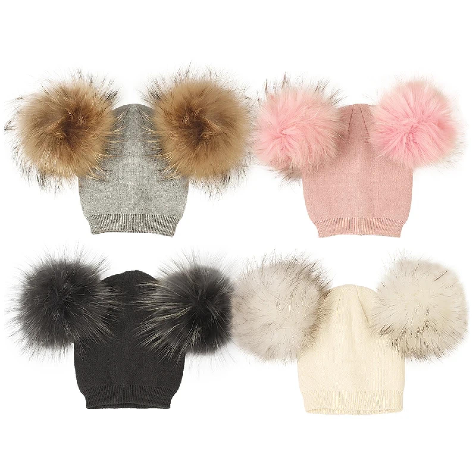 Strickmützen Hüte Mützen Caps Beanie Mütze Baby Winter Kinder Wollmützen Kinder Mütze Dicke Warme Strickmützen Outdoor Winddichte Hüte