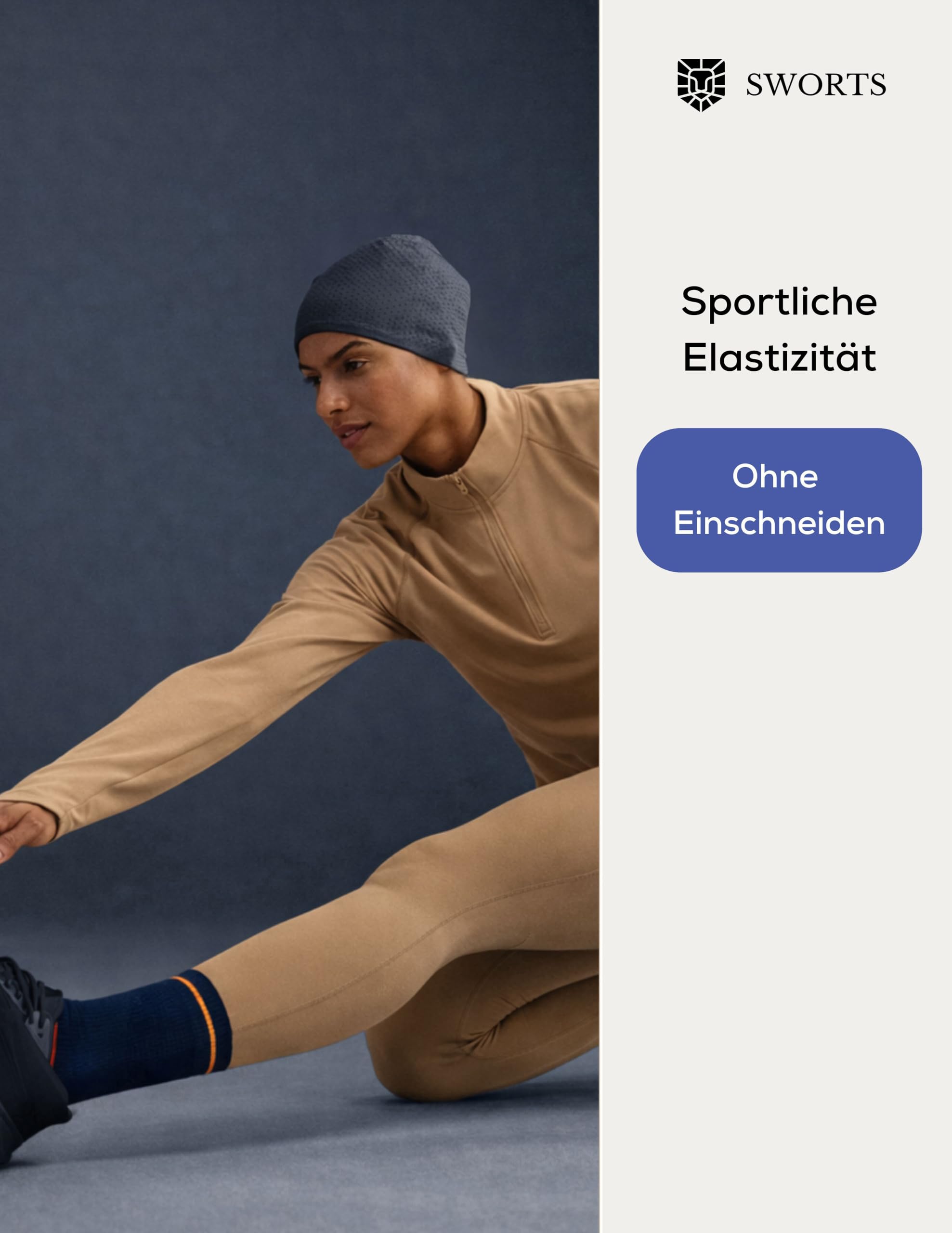 Fuel Laufhose Damen I 7/8 Runnning Tights mit Leichter Wärme & Hohem Bund (Women Compression Pants)